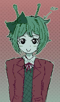 a cute sayorpi doodle