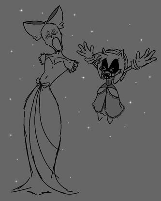 rosemary and pcx-thorn (amy) with wonderful dresses.